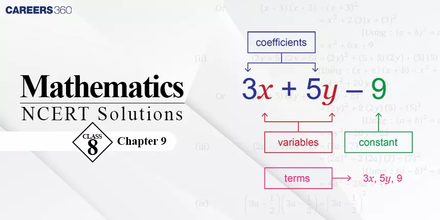 NCERT Solutions for Class 8 Maths Chapter 9 Algebraic Expressions and Identities